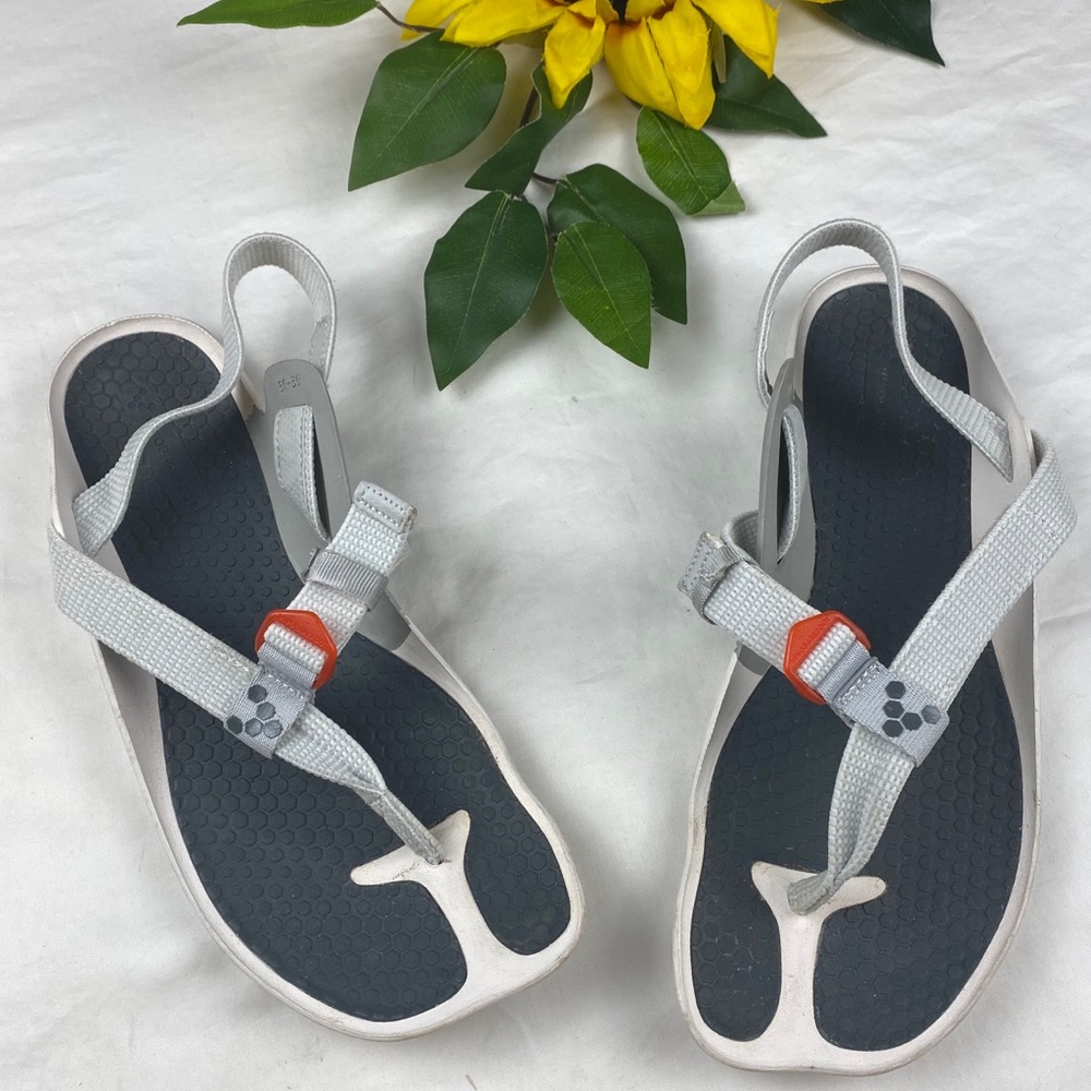 Vivobarefoot Eclipse White Gray Minimalist Sandals